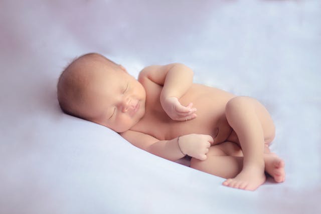 baby photo from bokeh highlight