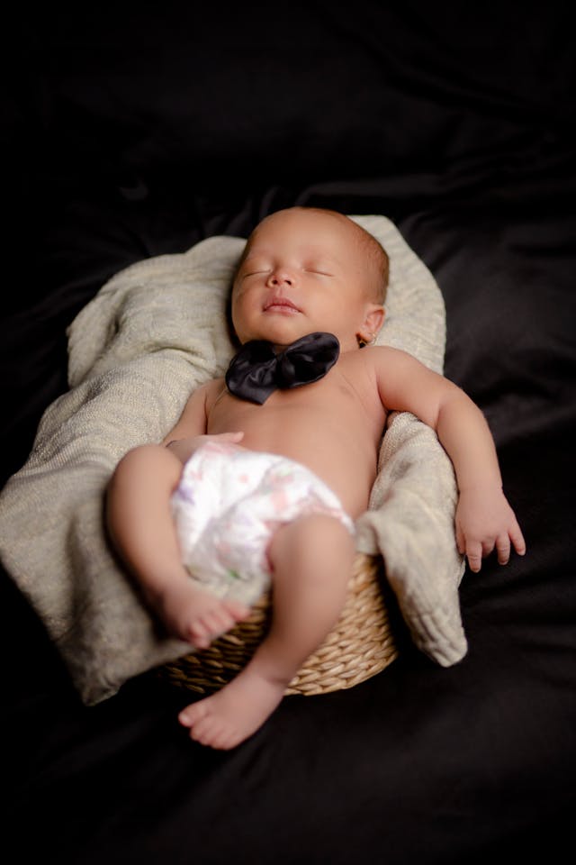 infant photo from bokeh highlight